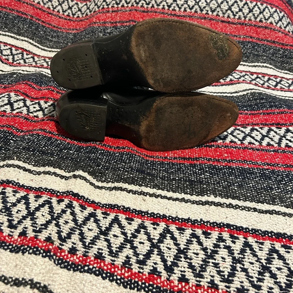 Tony Lama Black Western boots (11.5 WIDE) - Picture 6 of 8